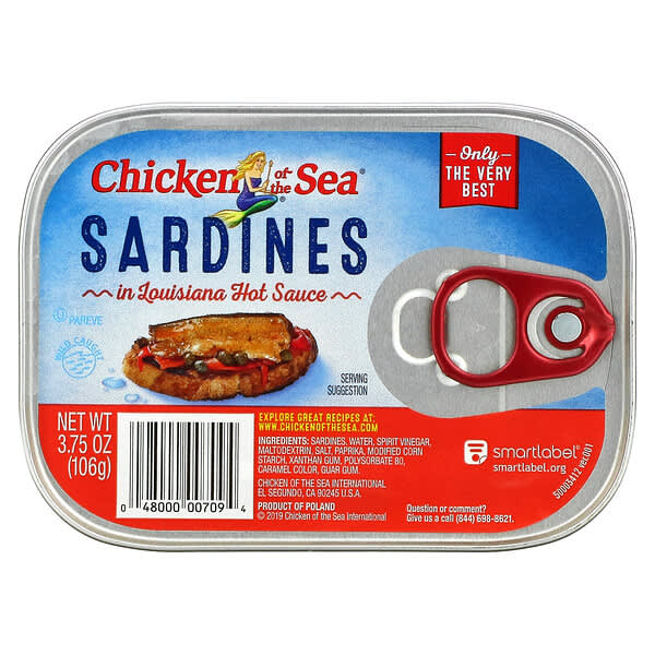 Chicken of the Sea, Sardinas, En salsa picante de Luisiana, 106 g (3,75 oz)