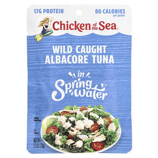 Chicken of the Sea, Wild Caught Albacore Tuna, Spring Water, 2.5 oz (70 g)