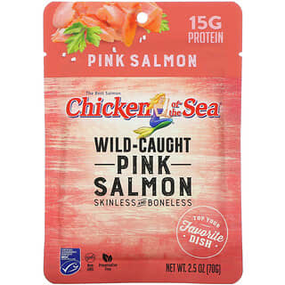 Chicken of the Sea, Wild gefangener rosa Lachs, 70 g (2,5 oz.)