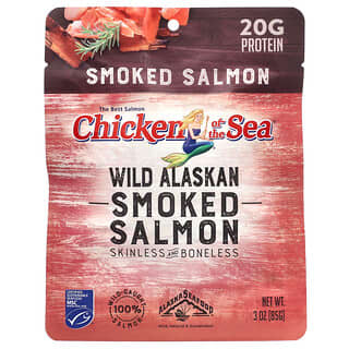 Chicken of the Sea, Salmón ahumado salvaje de Alaska, 85 g (3 oz)