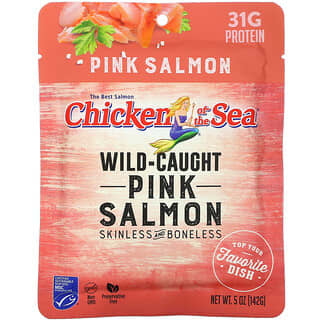 Chicken of the Sea, Salmón rosado capturado en estado salvaje, 142 g (5 oz)