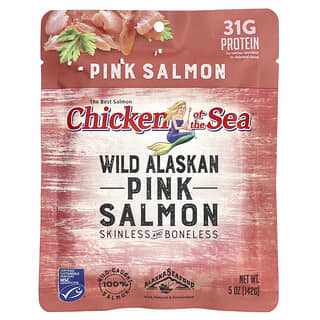 Chicken of the Sea, Salmón rosado salvaje de Alaska, 142 g (5 oz)