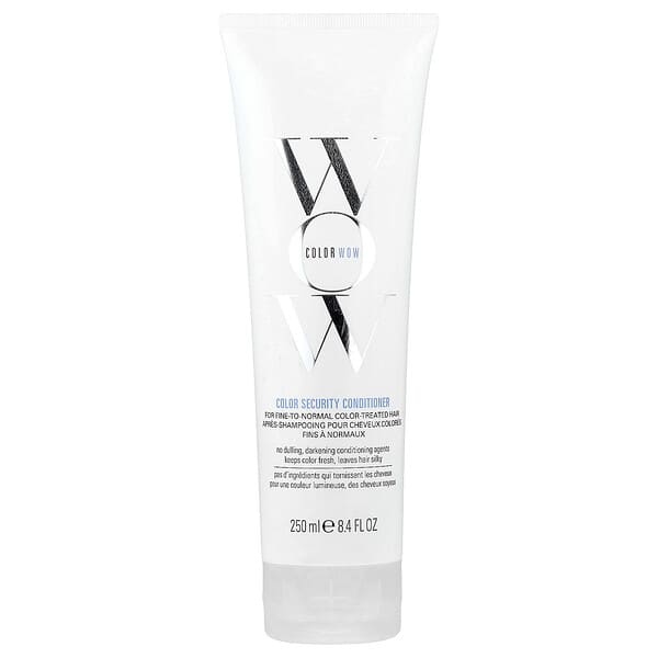 Color WOW, Color 시큐리티 컨디셔너, 가는 모발에서 정상적인 염색 모발용, 250ml(8.4fl oz)