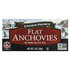 Crown Prince Natural, Flat Anchovies, In Pure Olive Oil, 2 oz (56 g)
