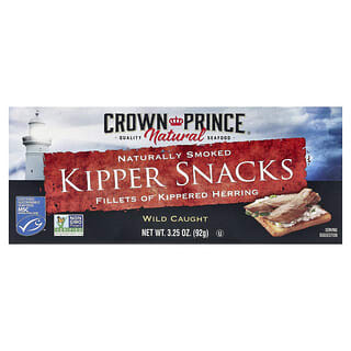 Crown Prince Natural, 燻製ニシンの軽食（Kipper Snacks）, 自然に燻製, 3.25オンス（92 g）