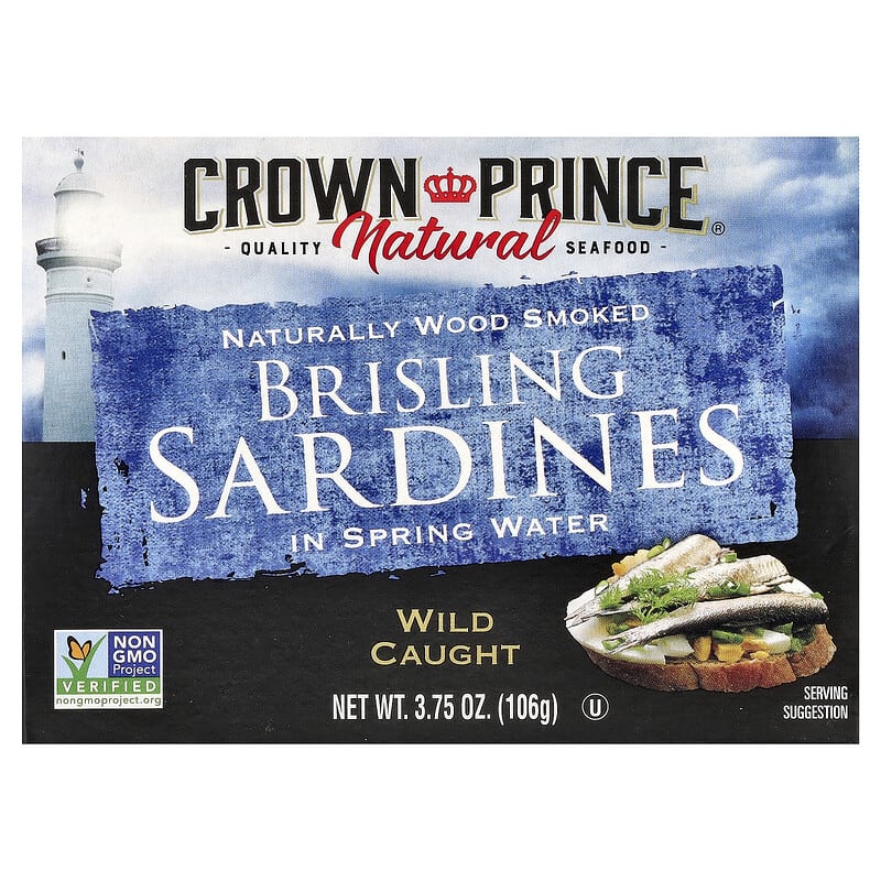 Brisling Sardines, In Spring Water, oz (106 g) - Main Image