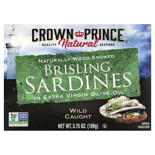 Crown Prince Natural, Sardiinit ekstra-neitsytoliiviöljyssä, 106 g