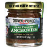 Anchovies, Flat Fillets, In Pure Olive Oil, 1.5 oz (43 g)