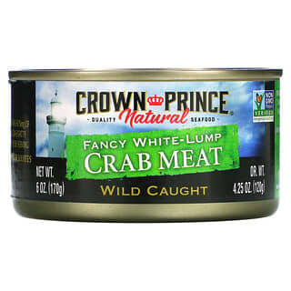 Crown Prince Natural, Carne de cangrejo en trozos blancos de lujo, 170 g (6 oz)