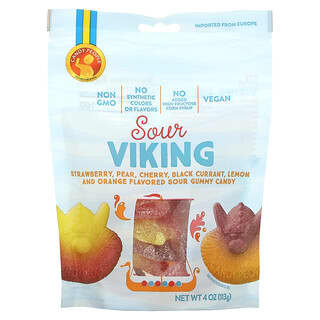 Candy People, Sour Viking, Assorted Flavors, 4 oz (113 g)