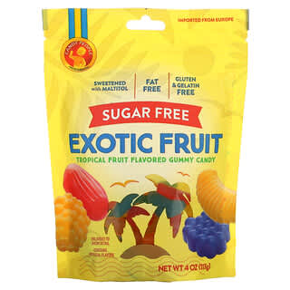 Candy People, Sugar Free Exotic Fruit, Tropical Fruit, 4 oz (113 g)