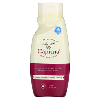 Caprina, Fresh Goat's Milk, Невероятное средство для мытья тела, оригинальная формула, 16,9 жидких унций (500 мл)