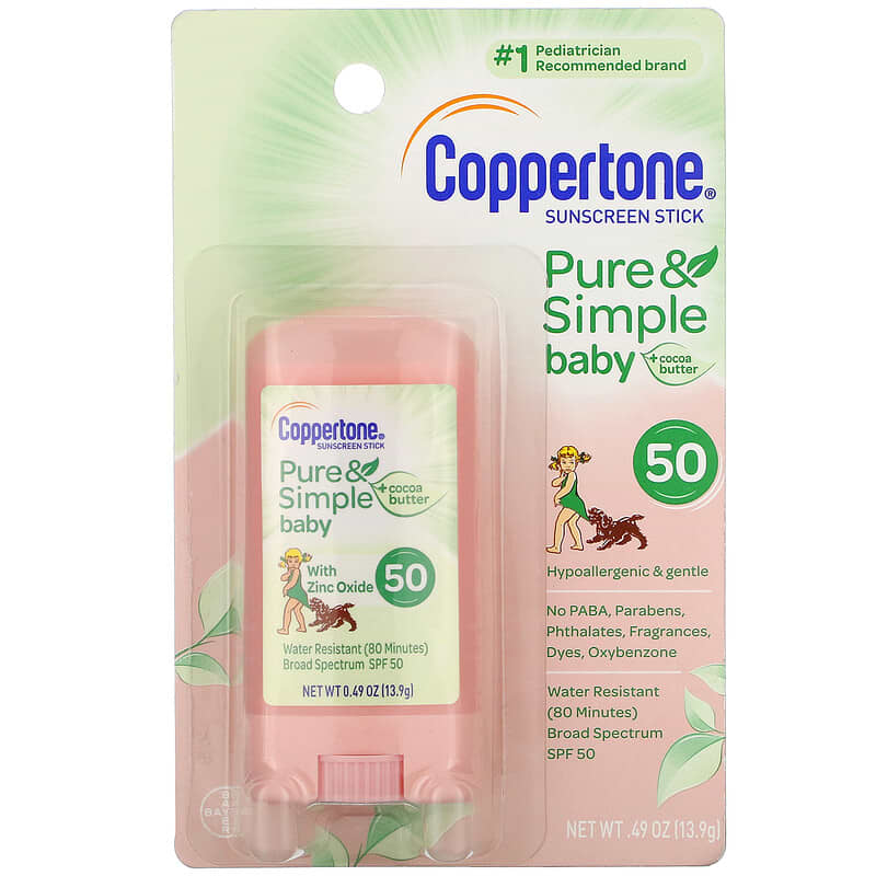 Coppertone pure store & simple baby