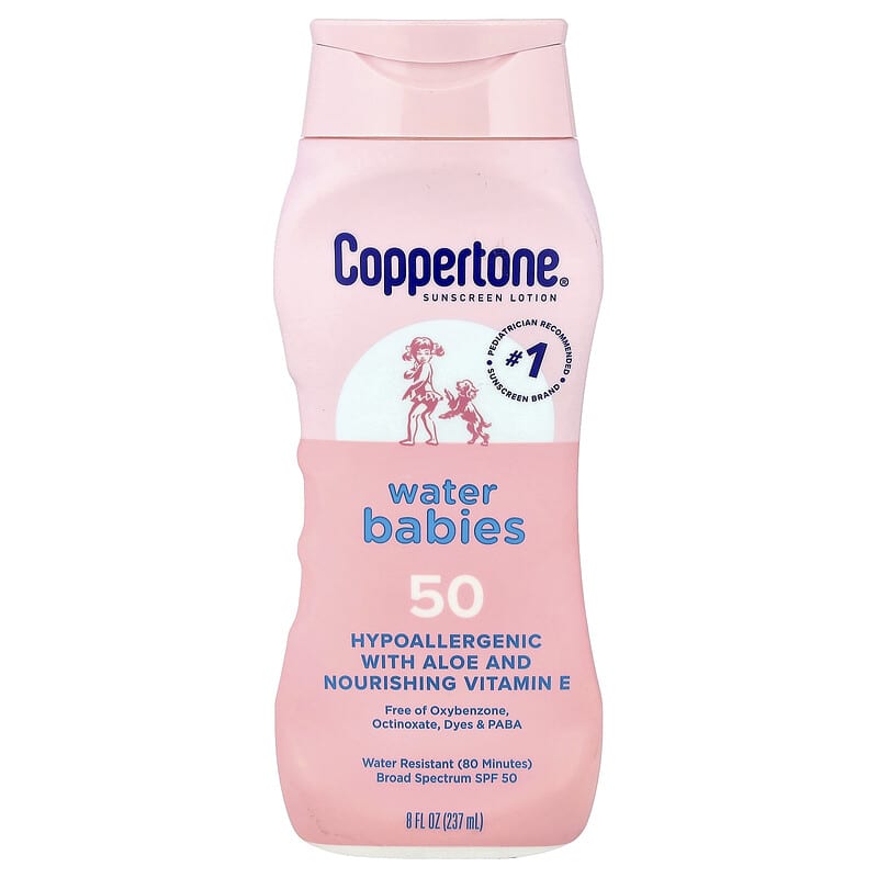サンスクリーン ローション、ウォーターベイビーズ、SPF数値50、237ml サンスクリーン ローション、ウォーターベイビーズ、SPF数値50、237ml