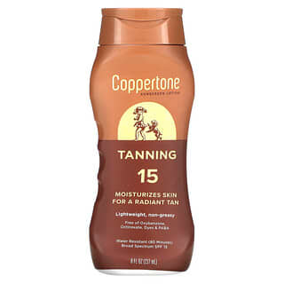 Coppertone, Tanning, Sunscreen Lotion, SPF 15, 8 fl oz (237 ml)