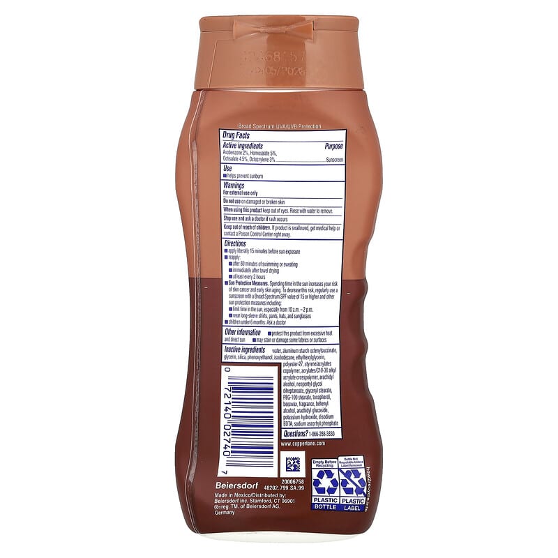 Tanning, Sunscreen Lotion, SPF 15, 8 fl oz (237 ml)