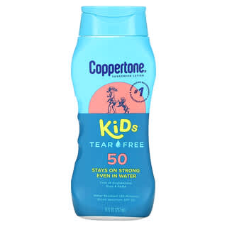 Coppertone, Kids, без слез, солнцезащитный лосьон, SPF 50, 237 мл (8 жидк. Унций)
