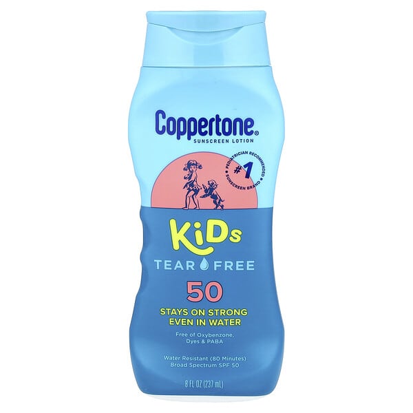 Coppertone, 어린이용, 눈물 방지 로션, SPF 50, 237ml(8fl oz)