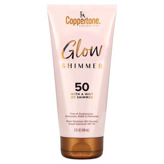 Coppertone, Glow, Shimmer, Sunscreen Lotion, SPF 50, 5 fl oz (148 ml)