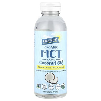 Carrington Farms, Organic MCT Liquid Coconut Oil, 16 fl oz (473 ml)