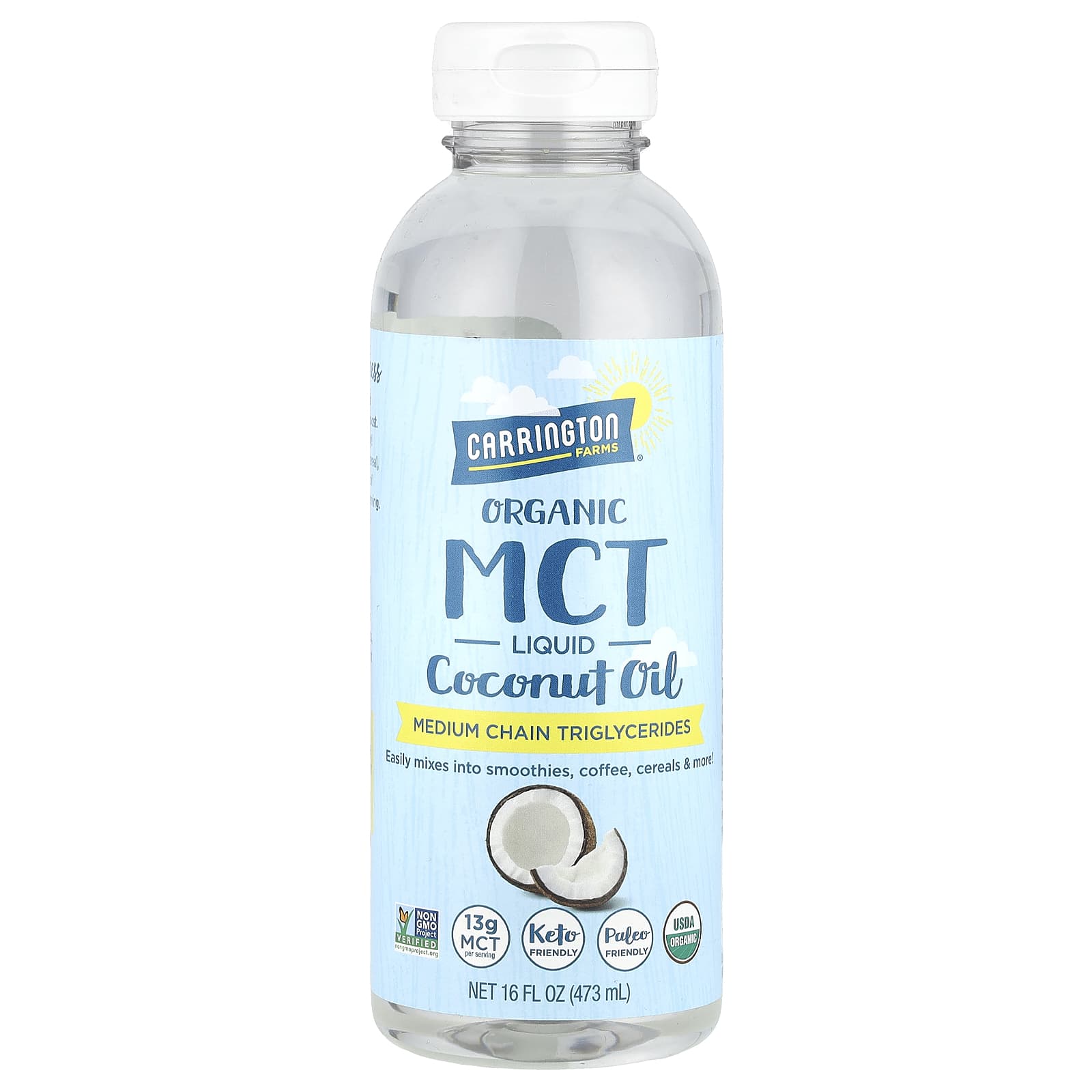 MCT OIL 400ml×8 Óleo TCM Orgânico, 887 ml (30 fl oz)