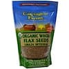 Organic Whole Flax Seeds, 15 oz (424.5 g)
