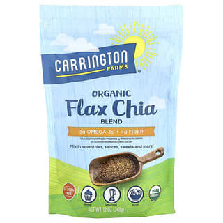 Carrington Farms, Organic Flax Chia Blend, 12 oz (340 g)