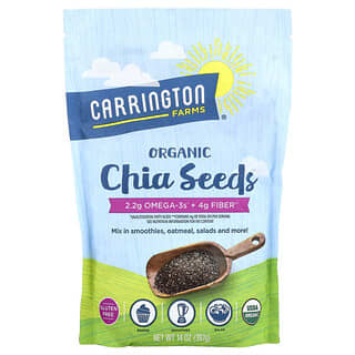 Carrington Farms, Organic Chia Seeds, Bio-Chiasamen, 397 g (14 oz.)