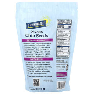 Carrington Farms, Semillas de chía orgánica, 397 g (14 oz)
