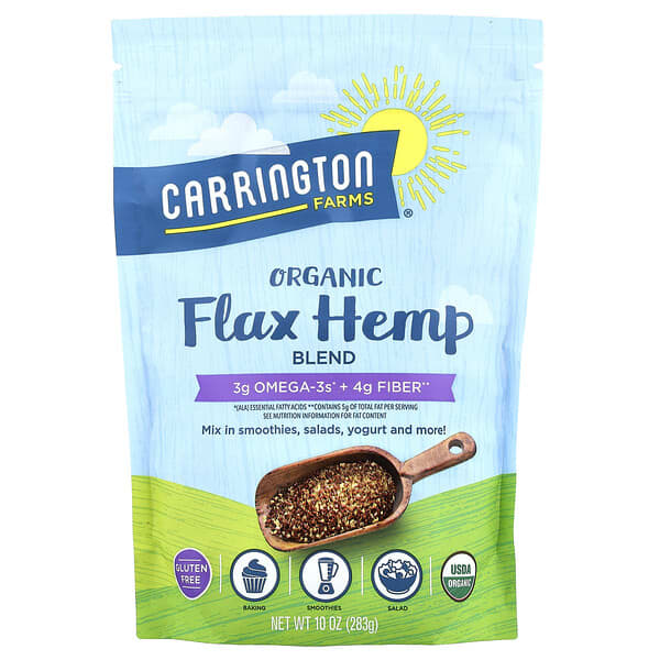 Organic Flax Hemp Blend, 10 oz (283 g)