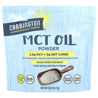 Carrington Farms, Aceite de MCT en polvo, 141,7 g (5 oz)