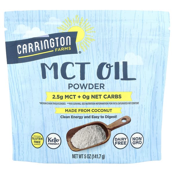 Carrington Farms, MCT 오일 분말, 141.7g(5oz)
