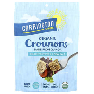 Carrington Farms, Organic Crounons, измельченный перец и морская соль, 134 г (4,75 унции)