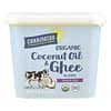 Carrington Farms, 유기농 코코넛오일 및 기(Ghee) 혼합물, 목초 사육, 355ml(12fl oz)