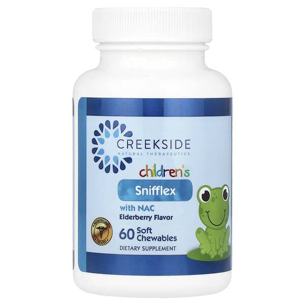 Children's Snifflex with NAC, Elderberry, 60 Soft Chewables