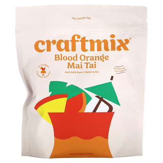 Craftmix, Sachets de mélange à cocktail, Mai Tai à l’orange sanguine, 12 sachets, 84 g