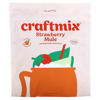 Craftmix, Коктейльная смесь, клубника, 12 пакетиков, 84 г (2,96 унции)