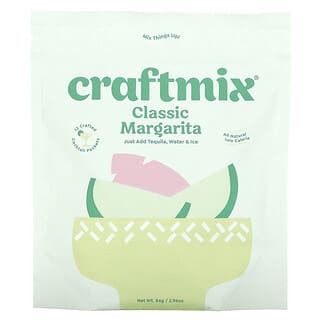 Craftmix, Cocktail Mix Packets, Classic Margarita, 12 Packets, 2.96 oz (84 g)