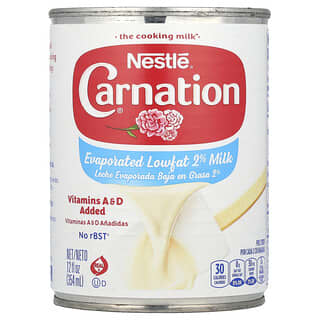 Carnation Milk, Leite com baixo teor de gordura evaporado a 2%, 354 ml (12 fl oz)