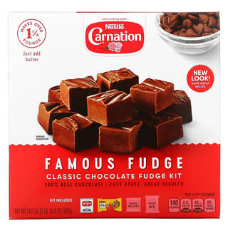 Carnation Milk, Famous Fudge, Classic Chocolate Fudge Kit, 4 Piece Kit, 31 1/2 oz (893 g)