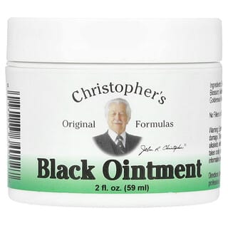 كريستوفرز أورغانيك فورميلاس‏, مرهم أسود، مضاد للالتهابات، 2 أوقية سائلة (59 مل)