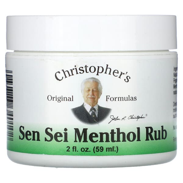 Christopher's Original Formulas, Sen Sei Menthol Rub, 2 fl oz (59 ml)