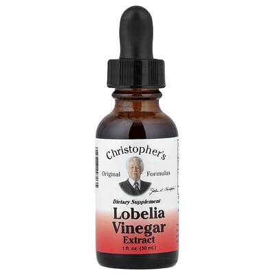 Christopher's Original Formulas, Lobelia Vinegar Extract, 1 fl oz (30 ml)
