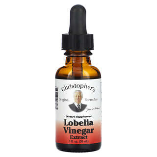Christopher's Original Formulas, Lobelia Vinegar Extract, 1 fl oz (30 ml)