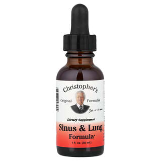 Christopher's Original Formulas, Sinus- en longformule, 30 ml