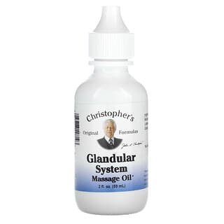 Christopher's Original Formulas, Óleo de Massagem do Sistema Glandular, 59 ml (2 fl oz)