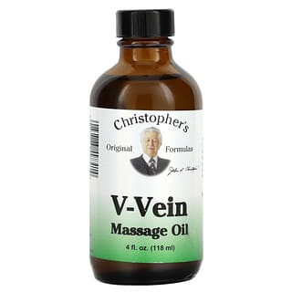Christopher's Original Formulas, V-Vein Massage Oil, 4 fl oz (118 ml)