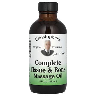 Christopher's Original Formulas, Olio da massaggio completo per tessuti e ossa, 118 ml