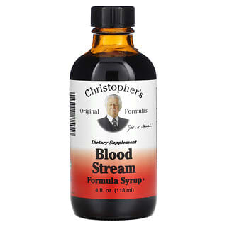 Christopher's Original Formulas, Blood Stream Formula Syrup、118ml（4液量オンス）
