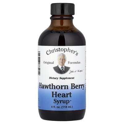 Christopher's Original Formulas, Heart Support Hawthorn Syrup, 4 fl oz (118 ml)